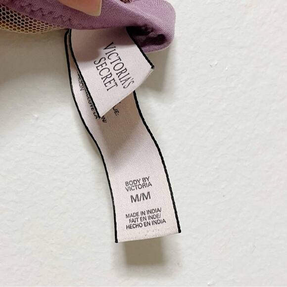 Victoria's Secret Purple Floral Front Closure Padded Bra - Picture 5 of 5